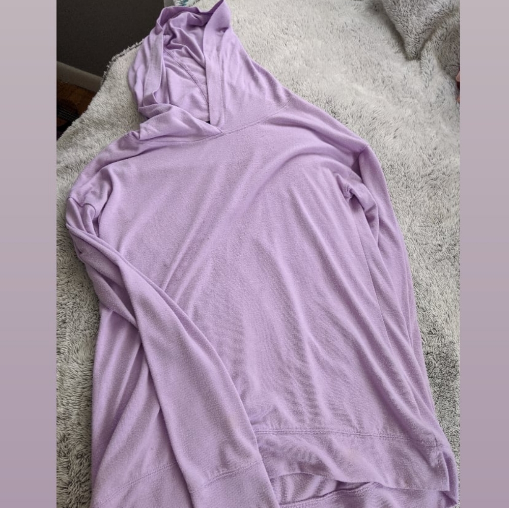 purple shirt